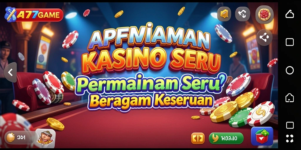 Tampilan menarik A777GAME saat bermain Kasino dengan fitur interaktif.