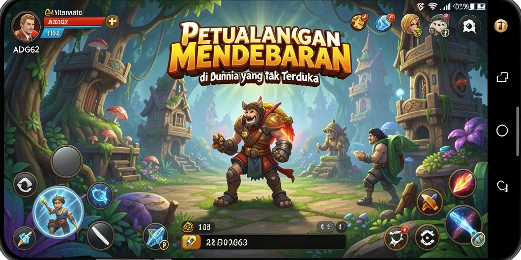 Gameplay mendebarkan dari ADG62 dengan grafis yang memukau.