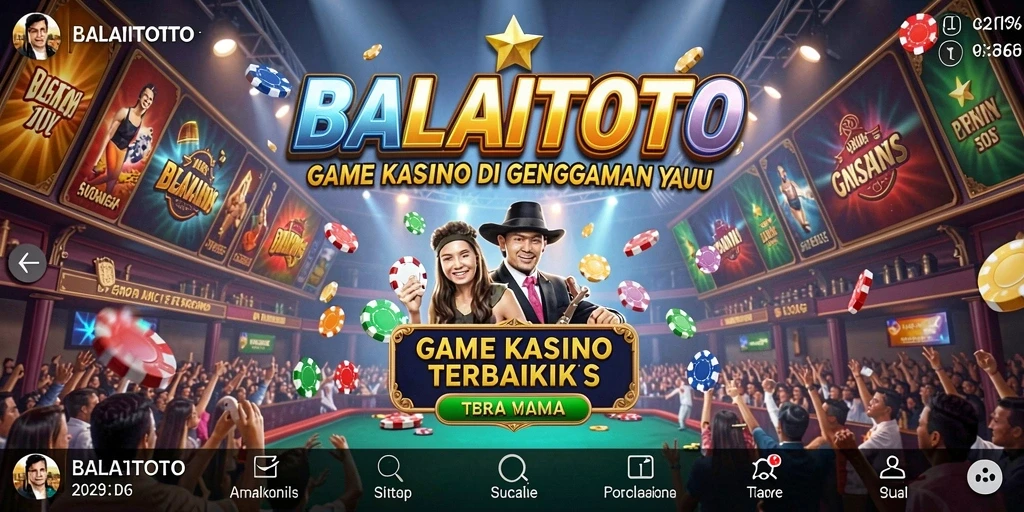 Tampilan gameplay BALAITOTO yang seru di kasino virtual.