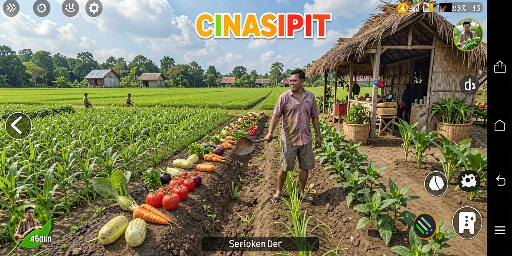 Tampilan gameplay CINASIPIT yang seru dan interaktif.