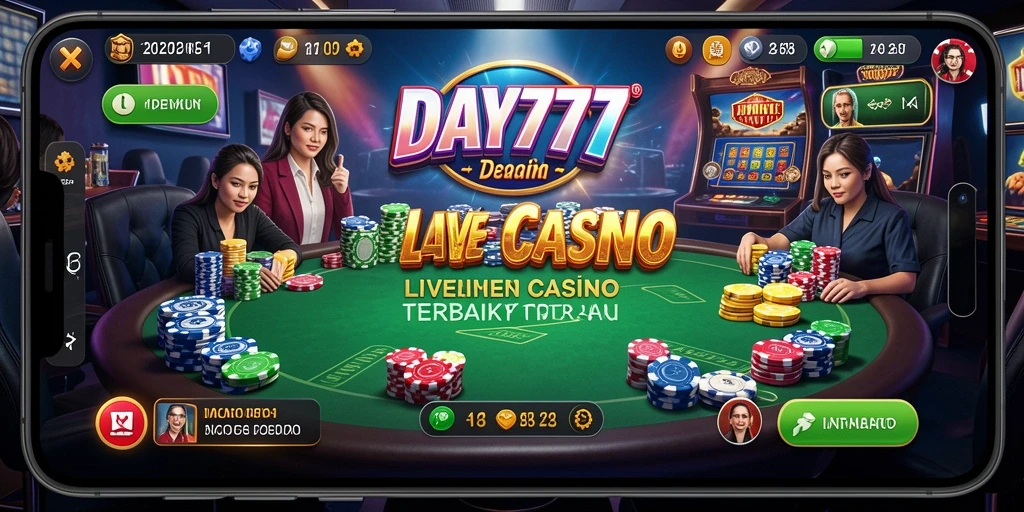 Tampilan permainan Live Casino yang mengasyikkan dan interaktif.