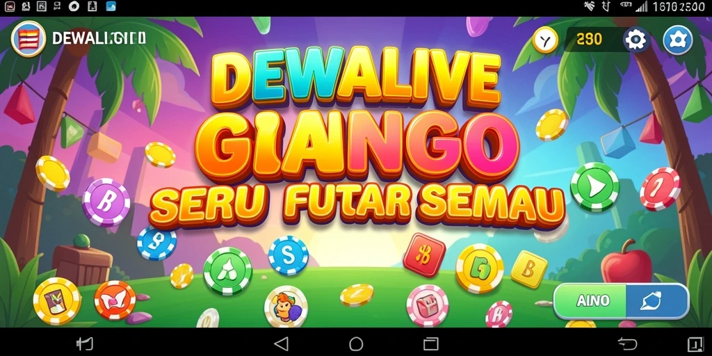 Tampilan gameplay seru di DEWALIVE dengan suasana Bingo yang menarik.
