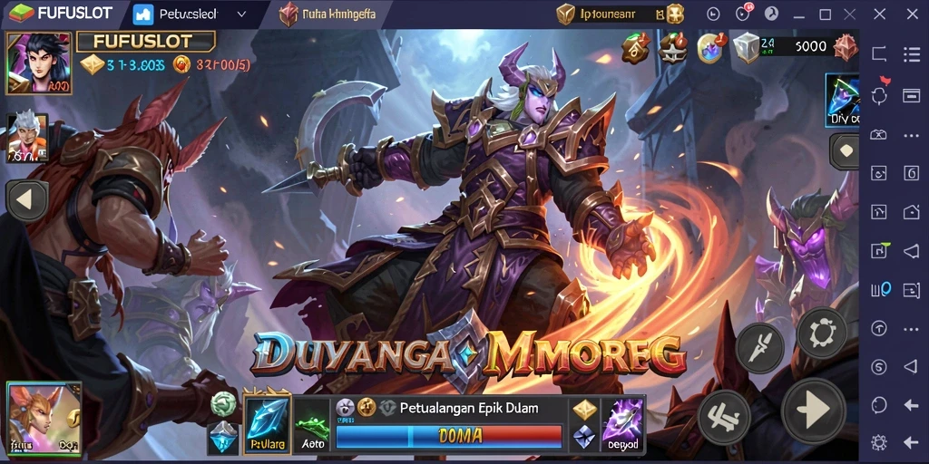 Tampilan gameplay yang mendebarkan di dunia FUFUSLOT.