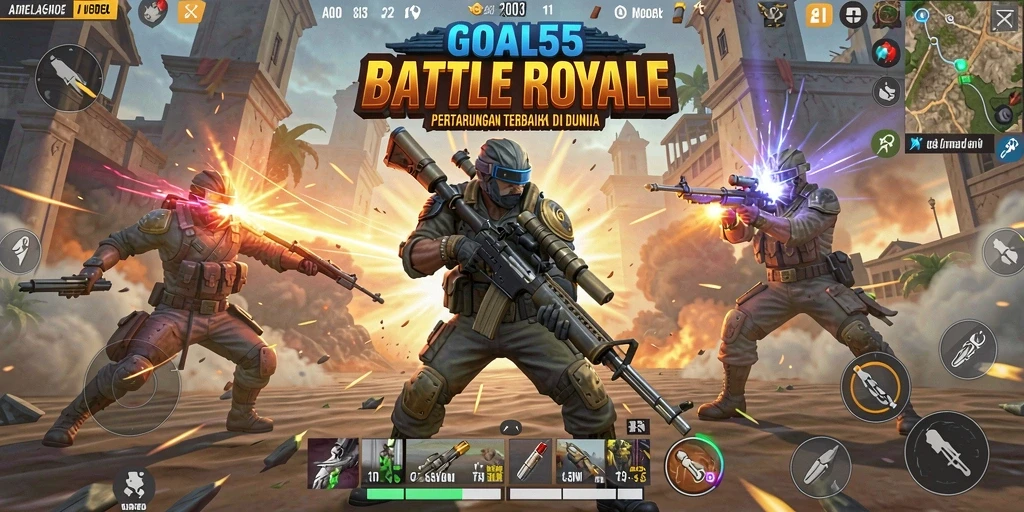 Gameplay seru dan adrenalin tinggi dari GOAL55.