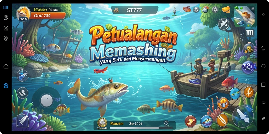 Gameplay GT777 dengan pengalaman memancing yang seru dan mendebarkan.