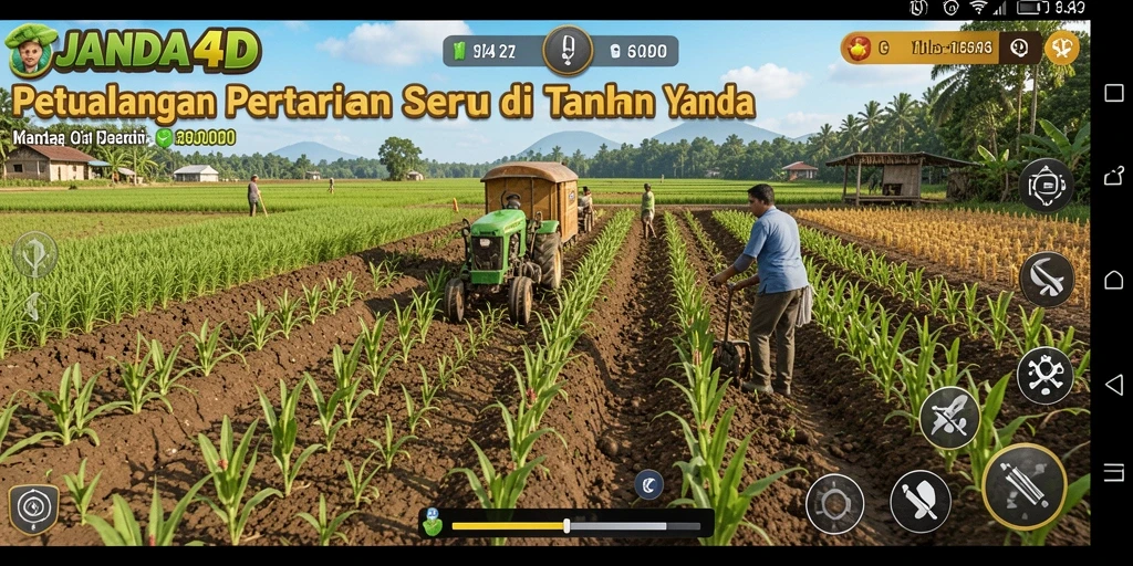 Gameplay seru dalam JANDA4D dengan visual yang menarik.