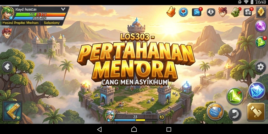 Tampilan seru pertarungan menara dalam LOS303 yang menegangkan.