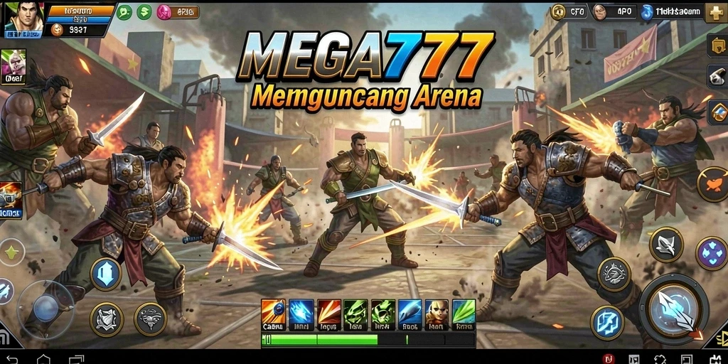 Gameplay seru MEGA777 dengan pertarungan yang mendebarkan.