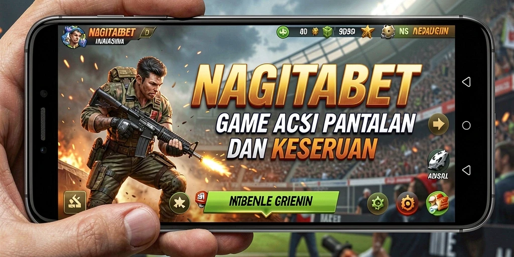 Tampilan gameplay mendebarkan NAGITABET dengan aksi yang cepat.