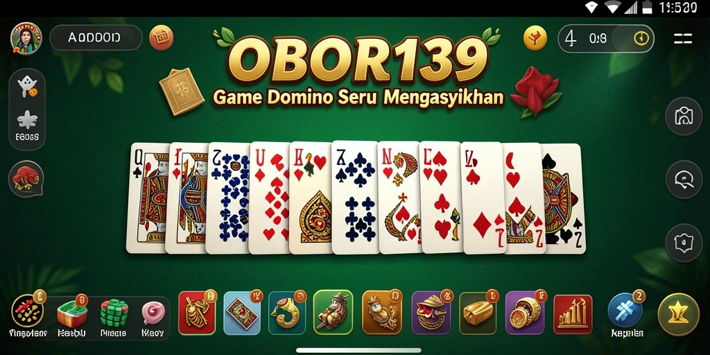 Screenshot utama OBOR138 menampilkan gameplay Domino yang menarik.