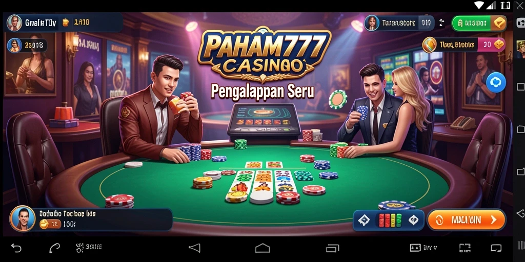 Tampilan mendebarkan gameplay Live Casino PAHAM777 yang memikat.