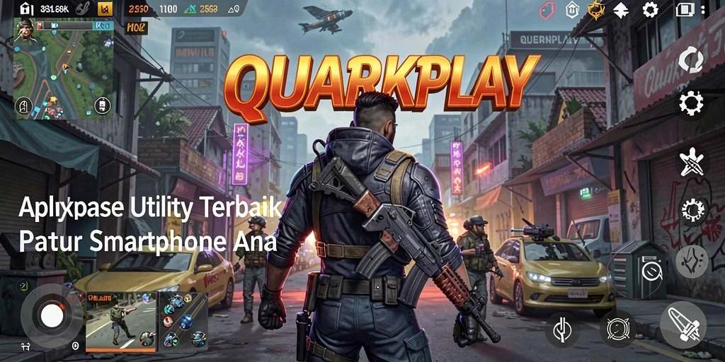 Tampilan antarmuka QUARKPLAY yang intuitif dan mudah digunakan.