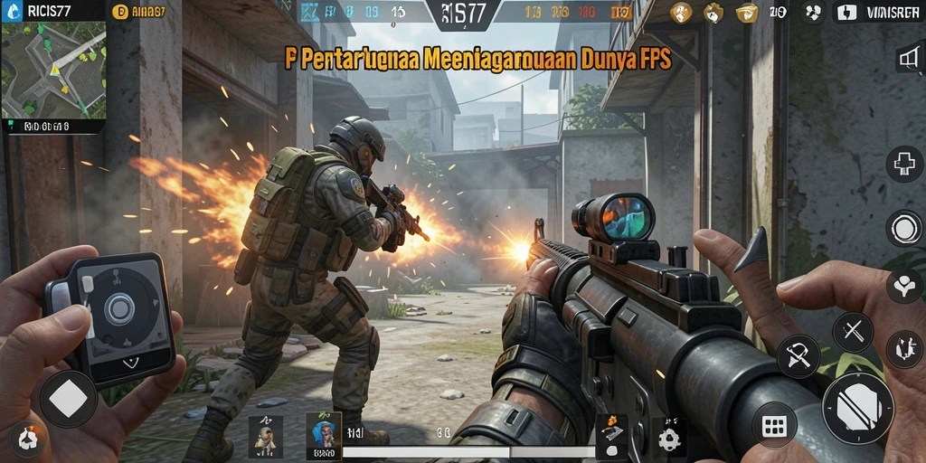 Gameplay menegangkan di RICIS77 dengan aksi tembak-menembak intens.