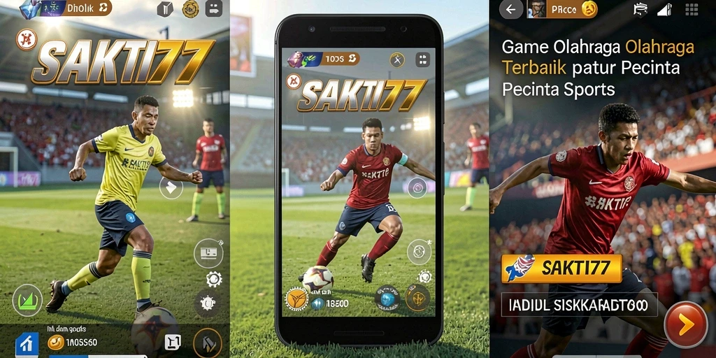 Tampilan screenshot utama SAKTI77 menampilkan aksi seru dalam gameplay olahraga.