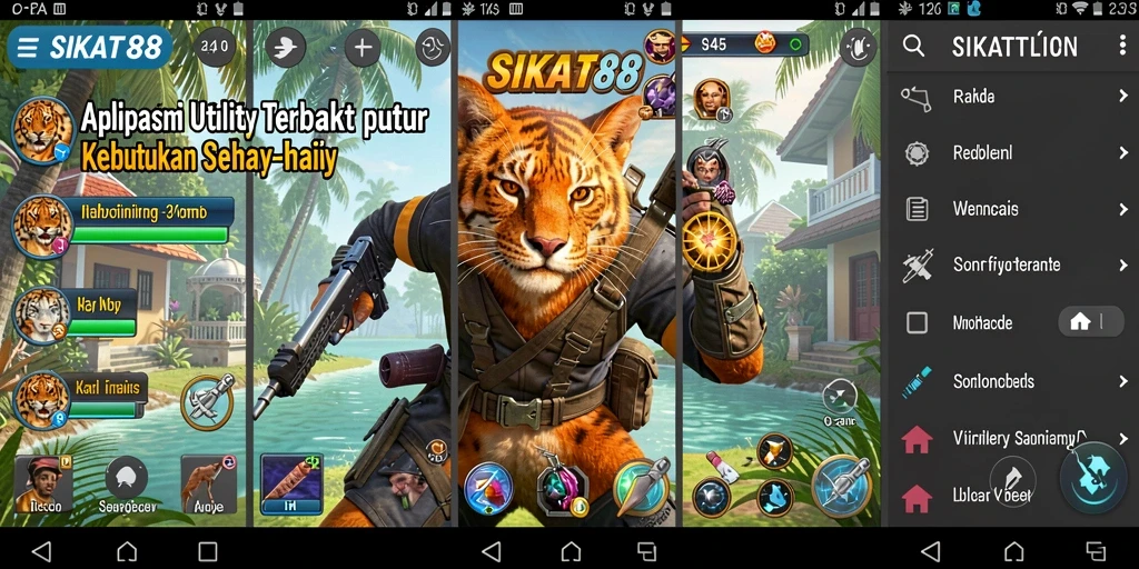 Tampilan antarmuka SIKAT88 yang sederhana dan efektif.