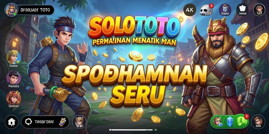 Screenshot permainan SOLOTOTO yang menunjukkan gameplay menantang dan menarik.