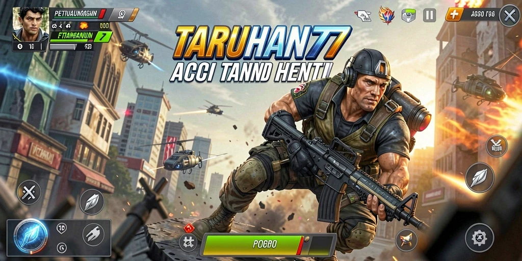 Tangkapan layar gameplay TARUHAN77 dengan aksi seru dan mendebarkan.