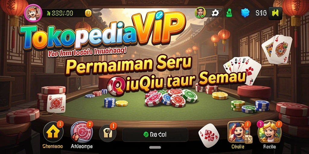 Screenshot gameplay QiuQiu dari TOKOPEDIAVIP yang mendebarkan.